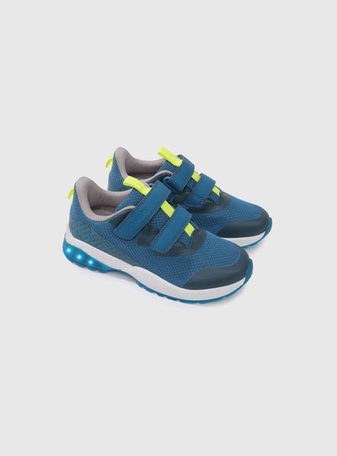 Zapatilla Luces Niño Azul 53877 Colloky-0