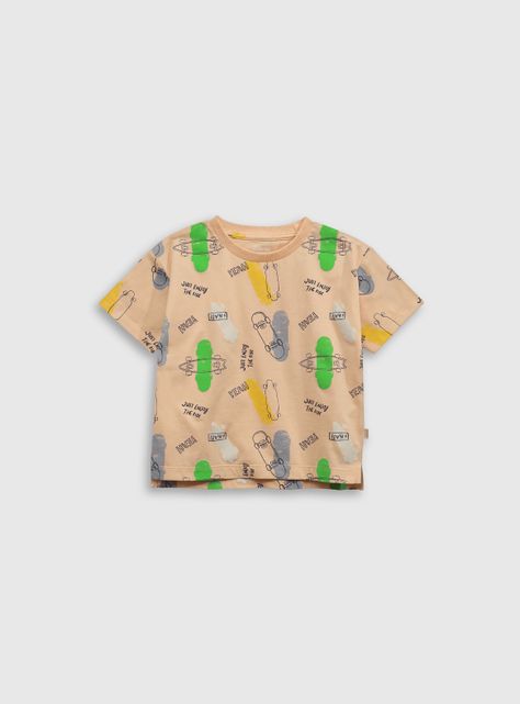 Polera Niño Naranjo 54733 Colloky-0