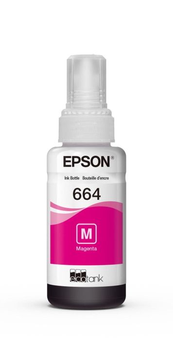 Tinta Epson T664 Original / Comercial Belsan fucsia-0