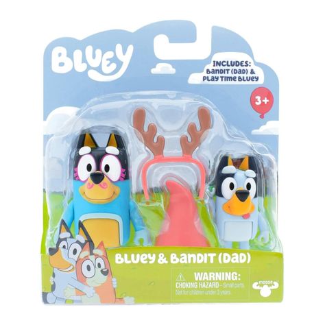 Bluey & Bandit Reno - Set 2 Figuras - Comercial Belsan-1