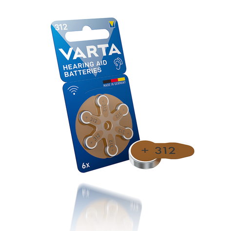 Pack 60 Pilas Varta Audífono Tamaño 312-2