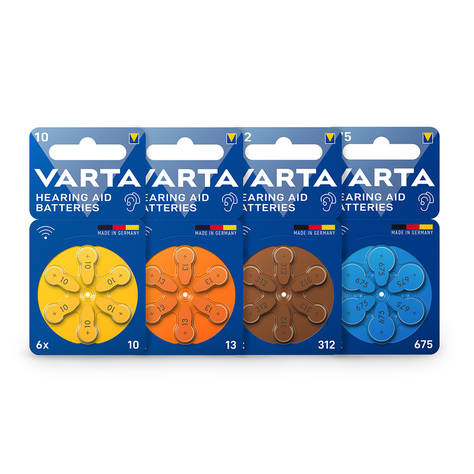 Pack 60 Pilas Varta Audífono Tamaño 312-3