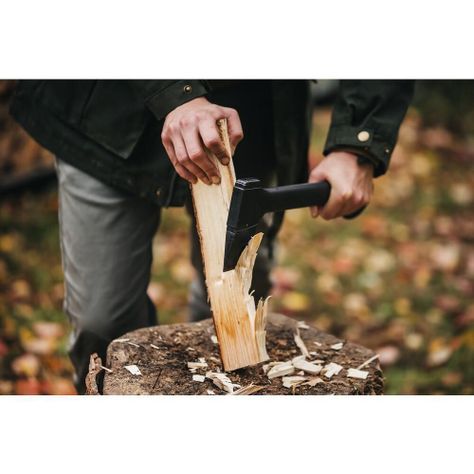 Hacha Leñadora Fiskars Mango Pequeño 35 cm -1