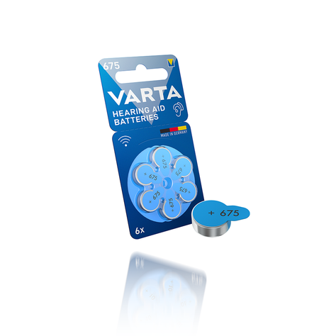Pack 60 Pilas Varta Audífono Tamaño 675-2