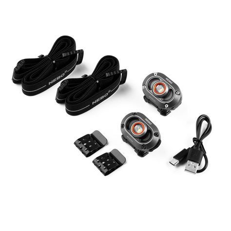Pack Linternas Frontales Recargables NEBO Mycro 250 Lúmenes-1