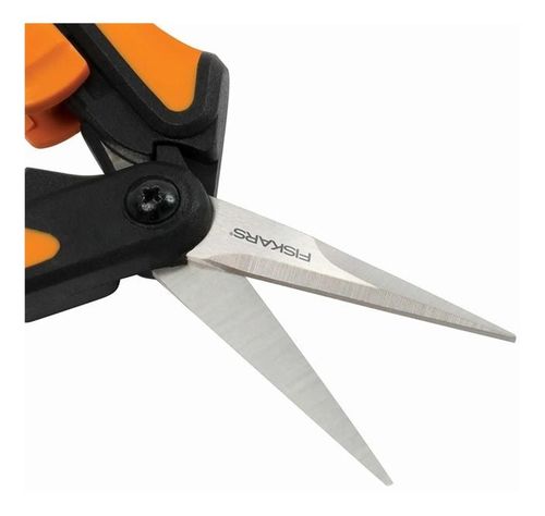 Tijera Floral Detalles Microtip Fiskars Para Tallos Y Hojas-4