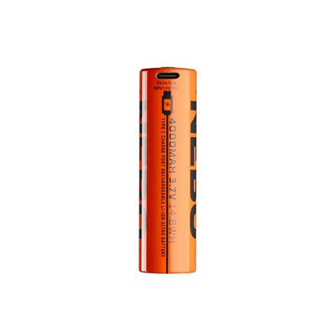 Batería Recargable 21700 NEBO 4000 mAh Puerto USB-C-1