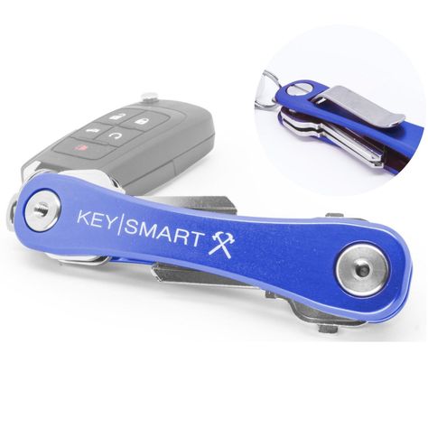 Organizador de llavero Rugged Azul con Accesorios-1