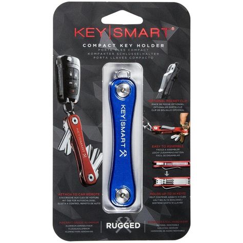 Organizador de llavero Rugged Azul con Accesorios-5