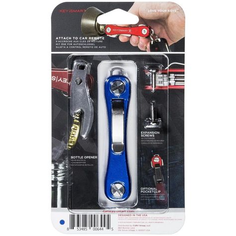 Organizador de llavero Rugged Azul con Accesorios-6