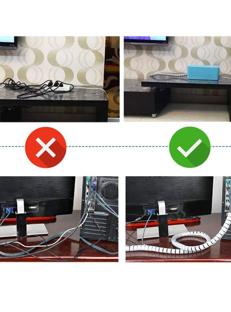 Protector De Cables Electricos 2 Mts Blanco-5