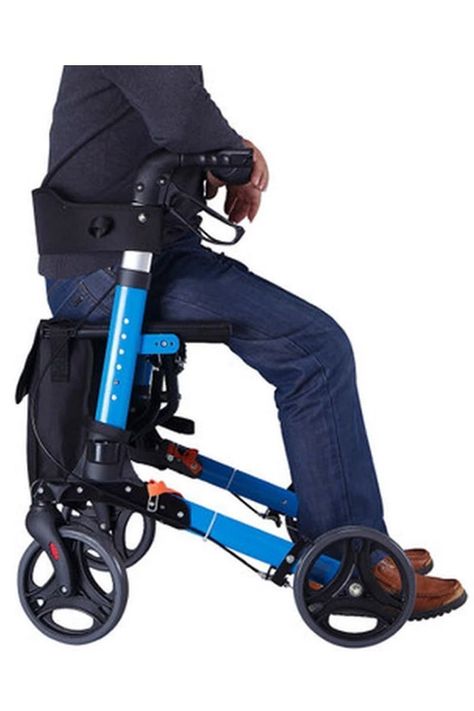 Burrito Andador con ruedas y asiento Ortopédico plegable-1