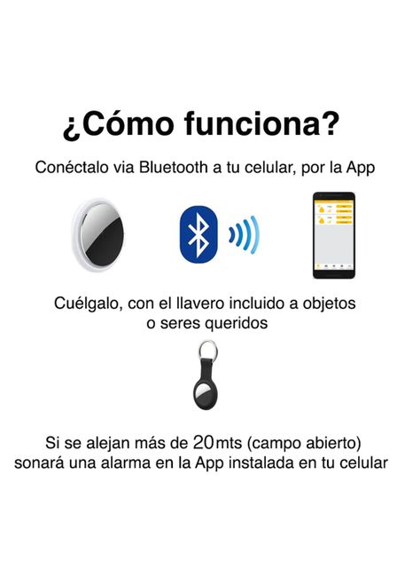 Localizador Bluetooth antipérdida llaves objetos	-1