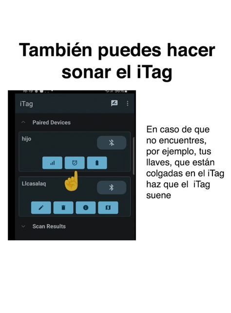 Localizador Bluetooth antipérdida llaves objetos	-6