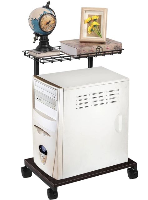 Mesa CPU soporte con ruedas móvil-0