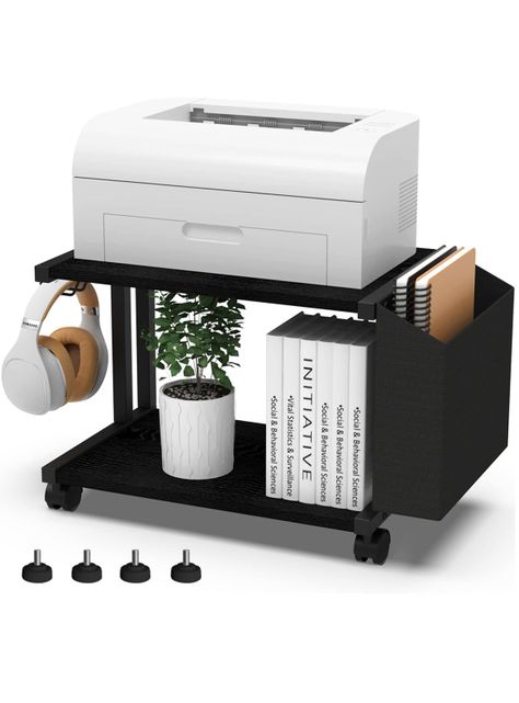 Mueble para impresora mesa con ruedas -0