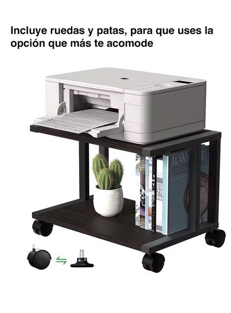 Mueble para impresora mesa con ruedas -2