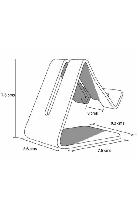Soporte celular de escritorio aluminio negro-7