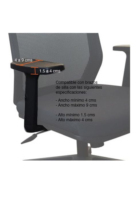 Apoya Brazos escritorio con Mouse Pad silla-6