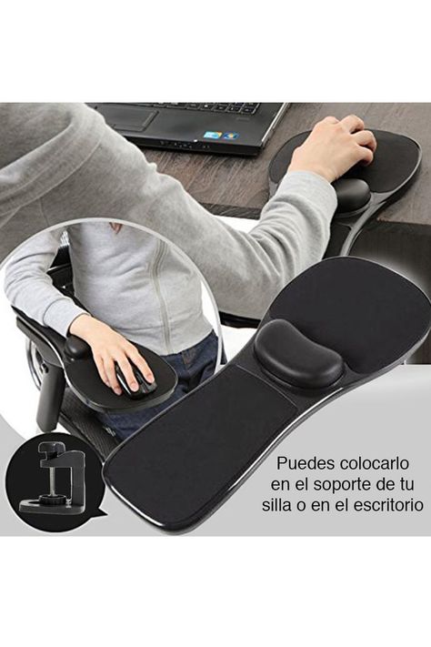 Apoya Brazos escritorio con Mouse Pad silla-3