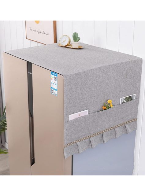Funda Para Lavadora Secadora Refrigerador Bolsillo Lateral-1