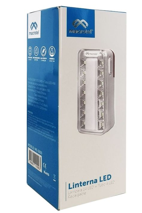 Foco led recargable luz emergencia 14 leds MS-2600-4