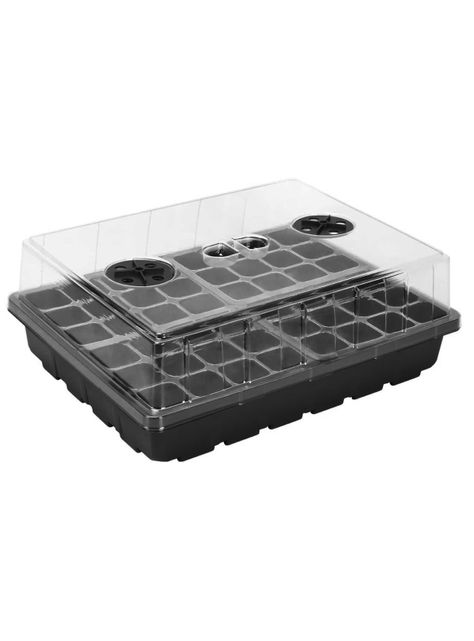  Almaciguera germinador semillas con tapa 48 celdas-0