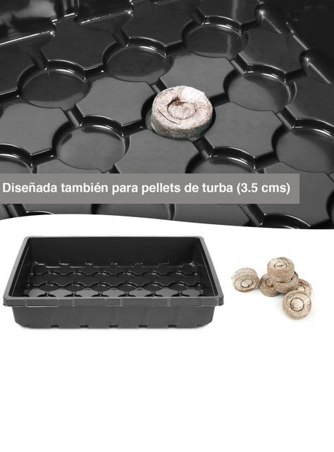  Almaciguera germinador semillas con tapa 48 celdas-3