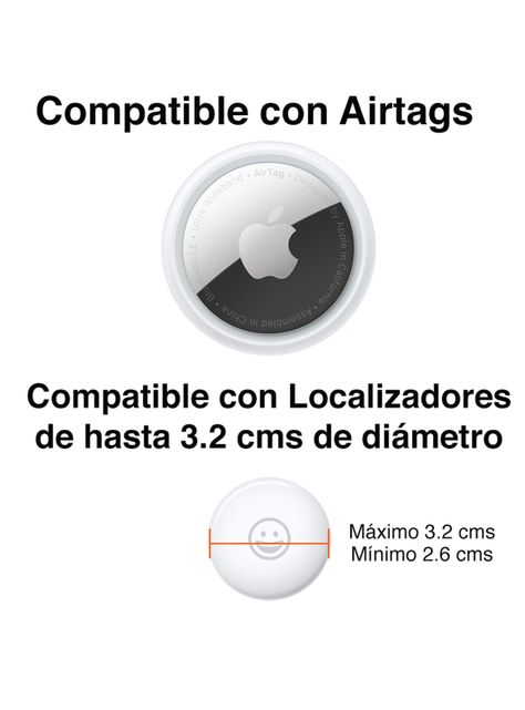 Funda Airtags llavero protector silicona negra-3