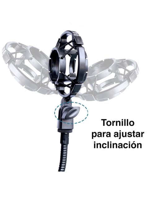 Soporte Araña Shockmount micrófono antivibración-1