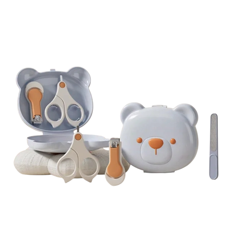 Set de Cuidado de Uñas para Bebé - Estuche Osito-0