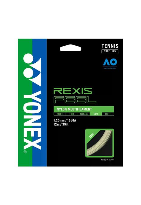 Set Cuerda Tenis REXIS FEEL 1.25 / 16L Blanco-0