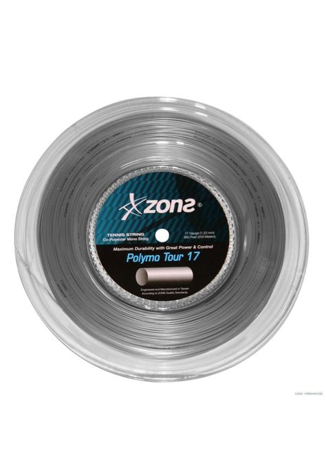 Rollo Cuerda Tenis Zons Polymo Tour 1.23 / 17 Plata-0