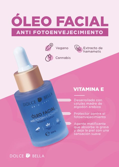 SUERO OLEO FACIAL ANTIFOTOENVEJECIMIENTO DOLCE BELLA-1