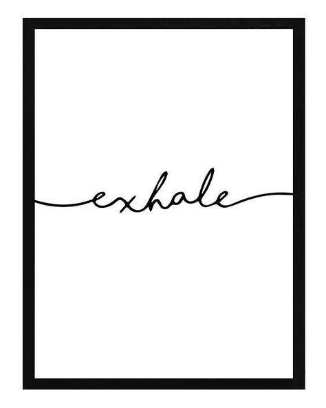 Set 2 Cuadros Inhale-Exhale Negro 40X50-3