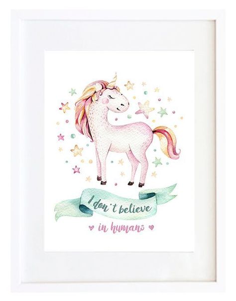 Set 3 Cuadros Unicornios 30X40-1