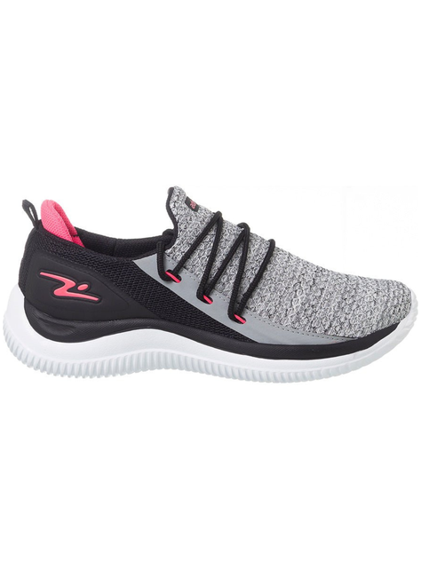 ZAPATILLA MUJER CENIZA NEGRO ROSA 8410-0