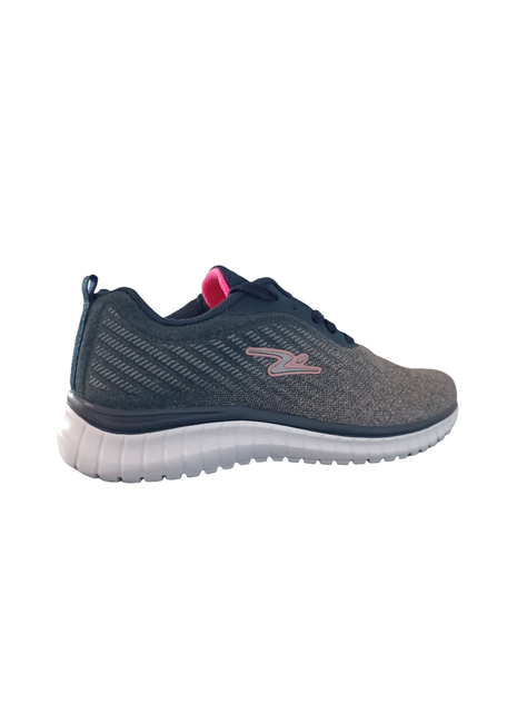 ZAPATILLA DEPORTIVA MUJER GRAFITO MARINO ROSA 8614-2