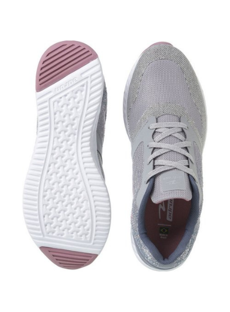 Zapatilla deportiva mujer Gris Rosa 8806-3