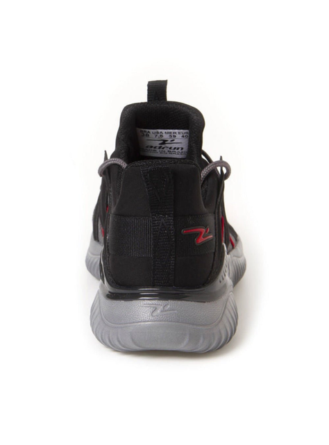 ZAPATILLA DEPORTIVA HOMBRE GRIS NEGRO ROJO 9404.-2