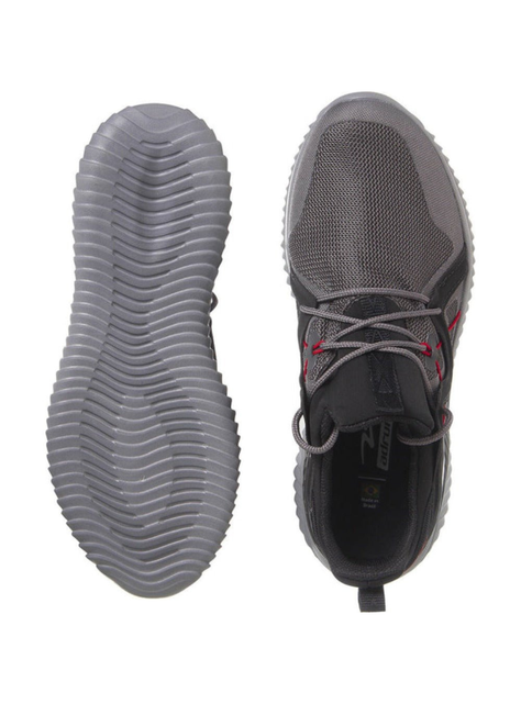 ZAPATILLA DEPORTIVA HOMBRE GRIS NEGRO ROJO 9404.-3