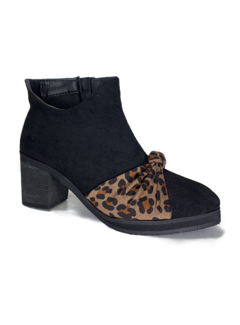 Botin mujer negro Print Trezas-0