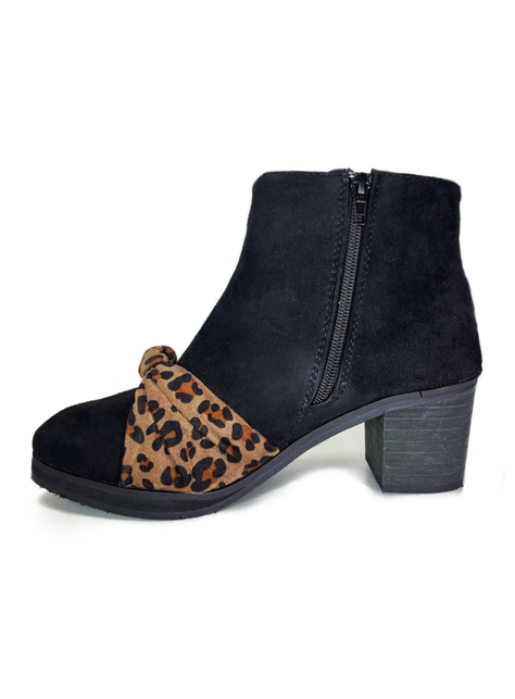 Botin mujer negro Print Trezas-3
