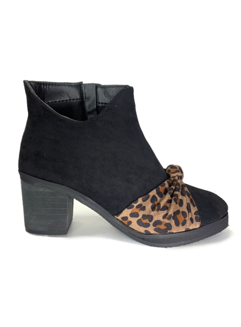 Botin mujer negro Print Trezas-1