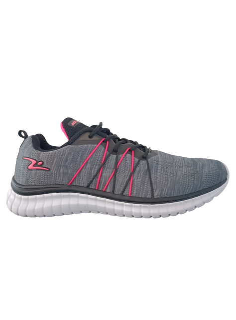 ZAPATILLA DEPORTIVA MUJER GRAFITO NEGRO ROSA 8619.-0