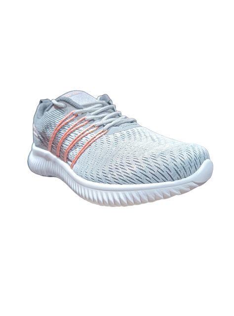 ZAPATILLA DEPORTIVA MUJER GRIS SALMÓN 8711-2