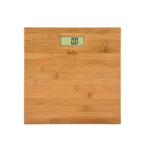 Elegante Pesa De Baño Fabricada En Bambú Natural Marca Jata-0