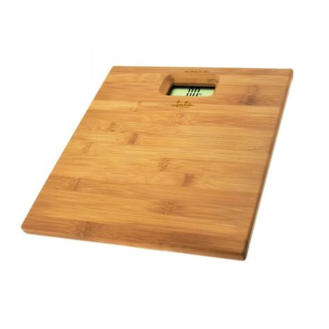 Elegante Pesa De Baño Fabricada En Bambú Natural Marca Jata-3