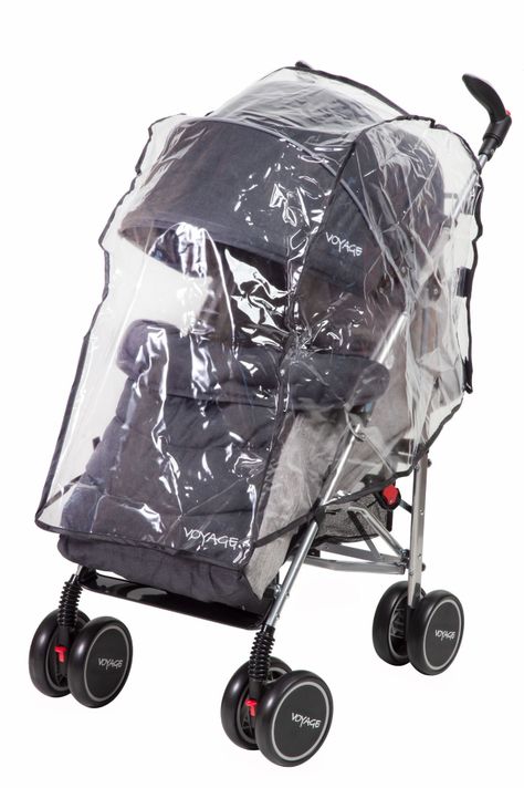 Coche Paseo Hawk + Protector Black-0