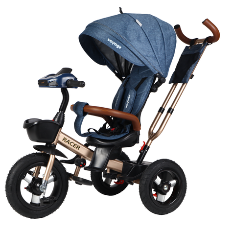 Triciclo Racer Blue 360 Con Reclinación y Bluetooth-0